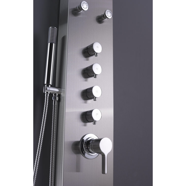 Plumbing N Parts 63'' Shower Panel with Adjustable Shower Head